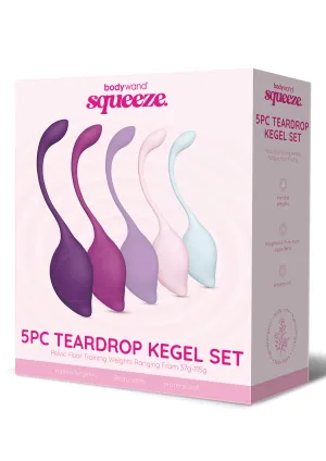 Bodywand Squeeze 5 Piece Teardrop Kegel Set