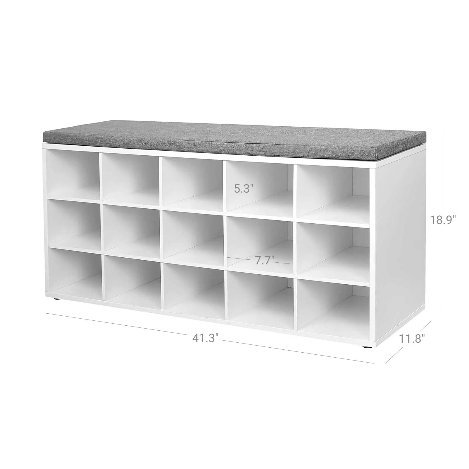 15 Cubes Storage Bench