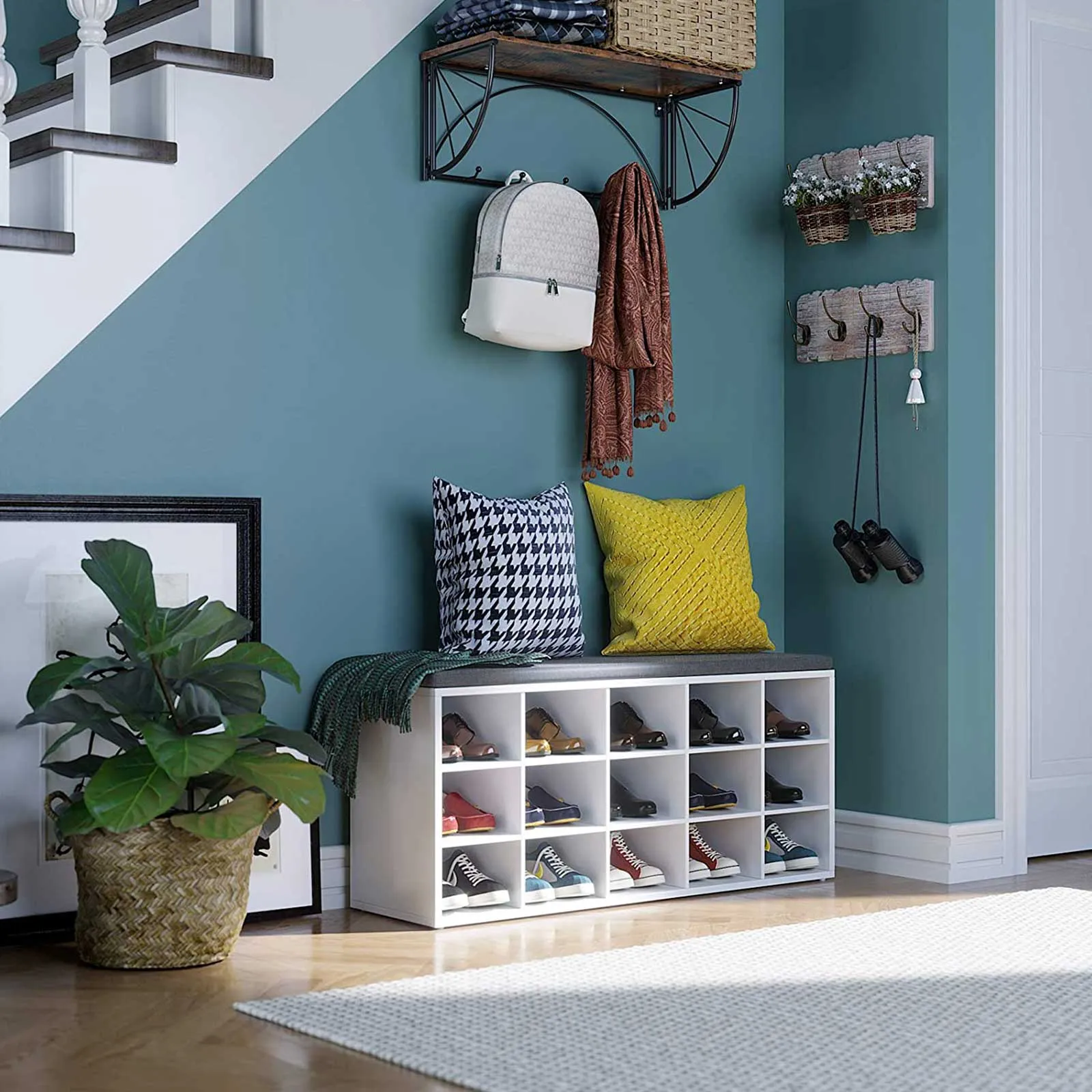 15 Cubes Storage Bench