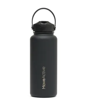 1L Insulated Drink Bottle - Black