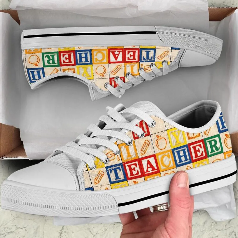 2Nd Grade Teacher Al Wooden Shoes Shoes, Teacher Shoes, Low Top Sneakers