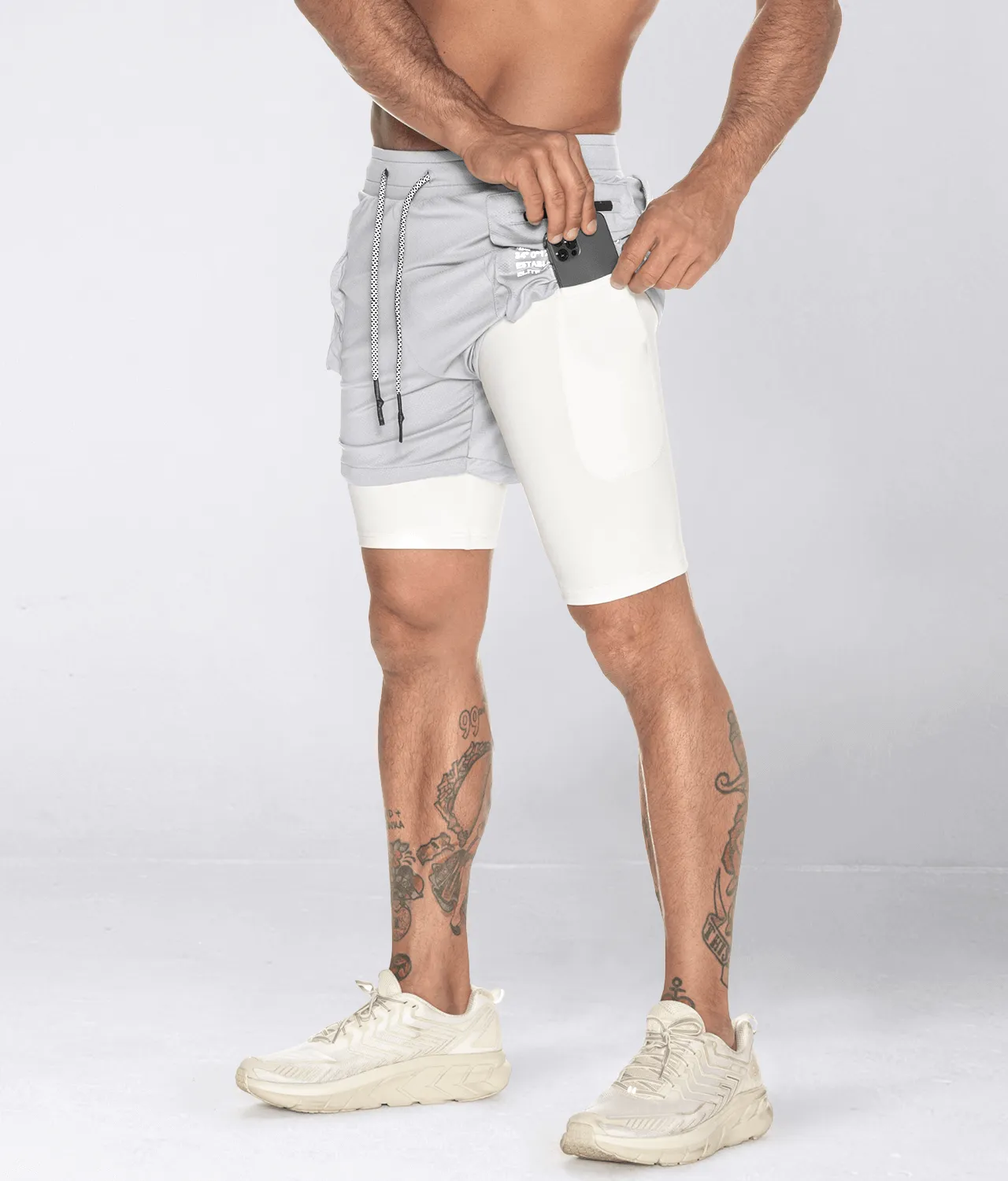 3600 . AirPro Regular-Fit Shorts - Grey