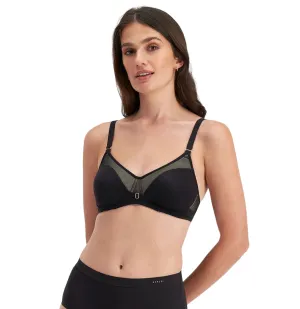 4 x Berlei Womens Post Surgery Mesh Black Bra