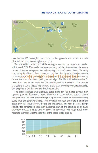 50 Classic Cycle Climbs: Yorkshire & Peak District