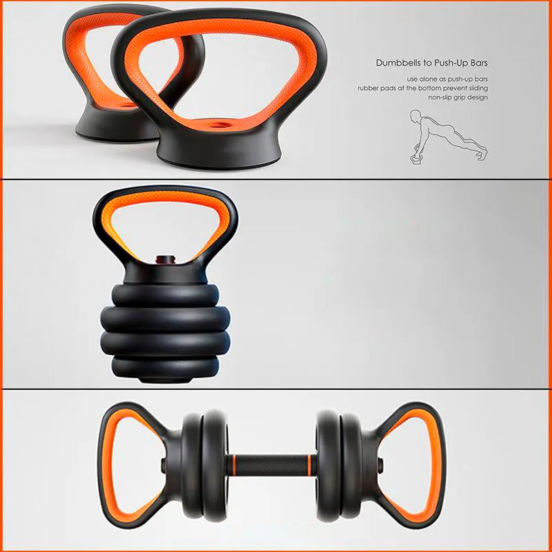 6-in-1 Multifunctional Free Dumbbells Weights Set -30kg