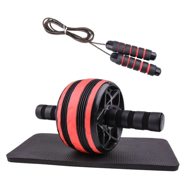 AB Roller Power Wheels Machine Push up Bar Skipping Jump Rope Gym Workout Equipment Abdominal Trainer