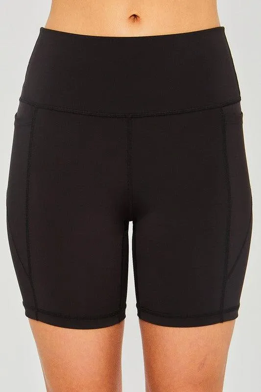 Activewear Leggings Shorts Seam Detail