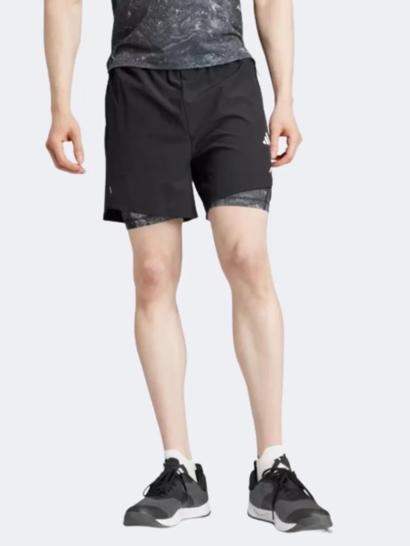 Adidas Woven Power 2In1 Men Training Short Black