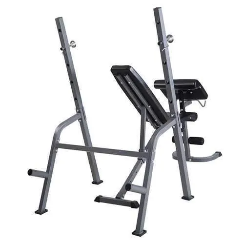 Adjustable Weight Lifting Bench Rack Set