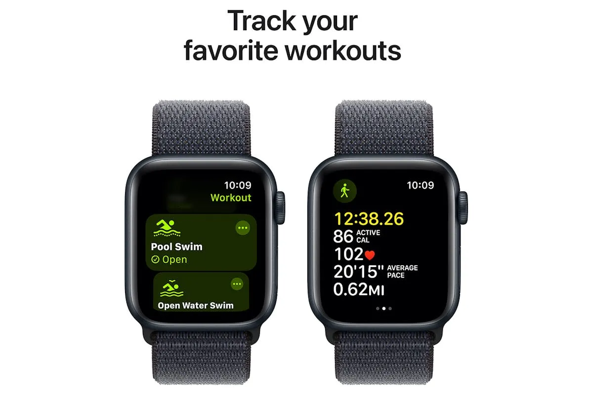 Apple Watch SE GPS | 40mm | Midnight Aluminium Case with Ink Sport Loop