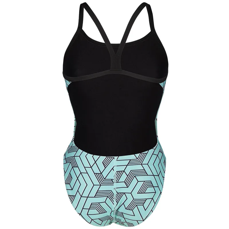 Arena - Escape Challenge Back Ladies Swimsuit - Black/Water