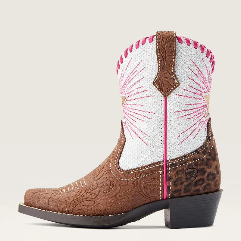 Ariat Kids 10044547HERITAGE STAR BRN/PEARL SNAKE