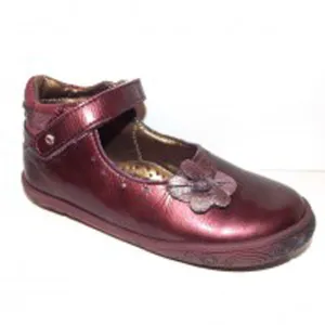 Babybotte Sanyali Metallic Purple Velcro Shoes