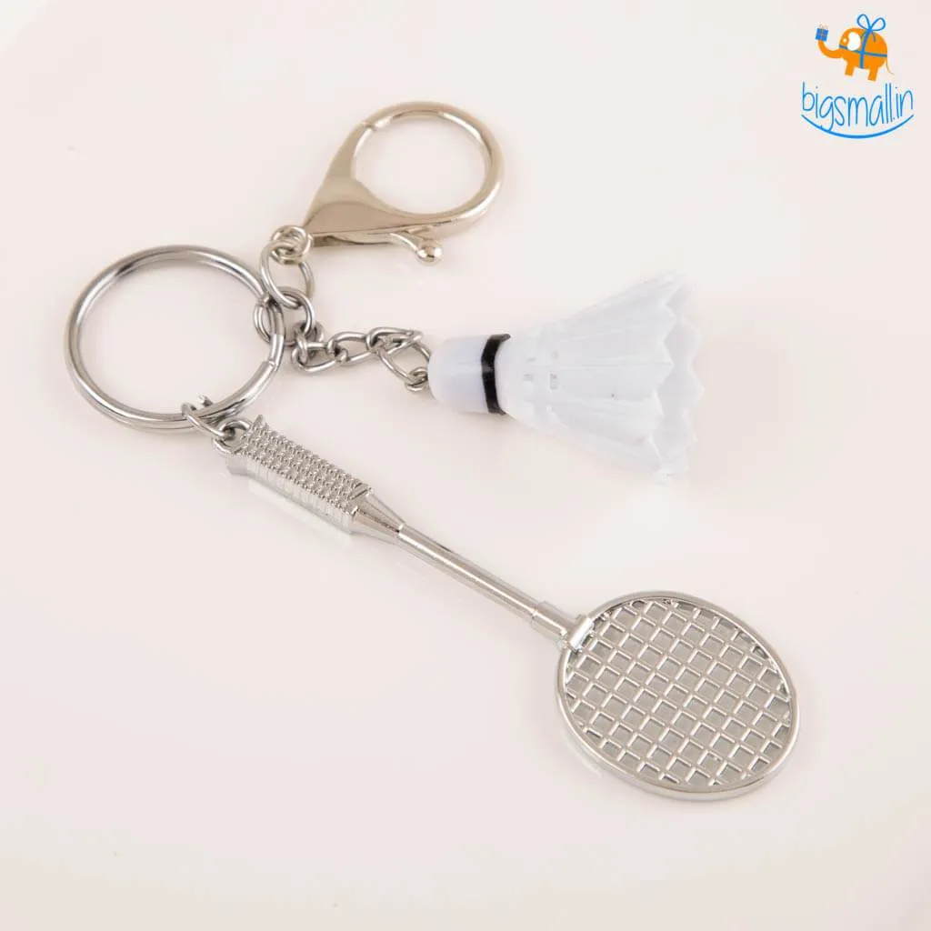 Badminton Keychain