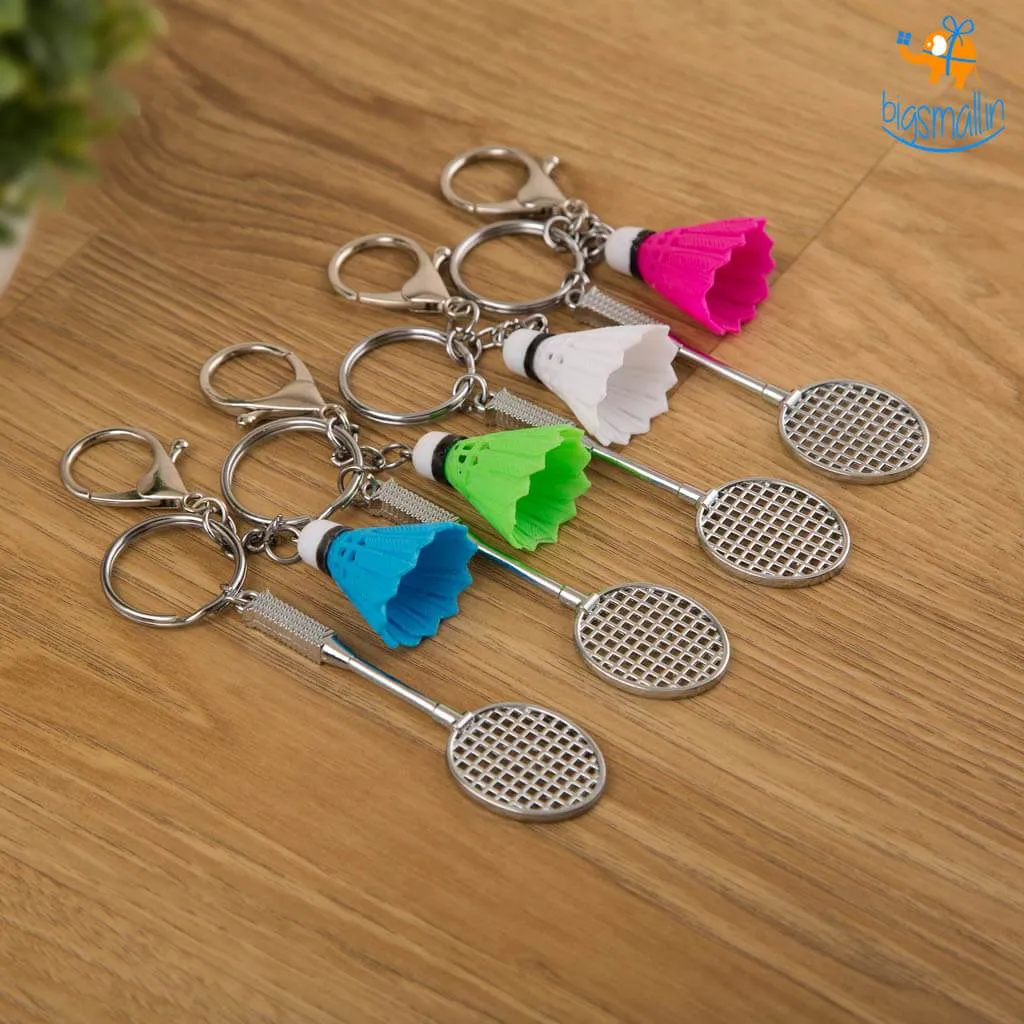 Badminton Keychain