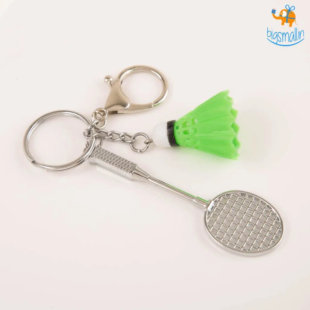 Badminton Keychain