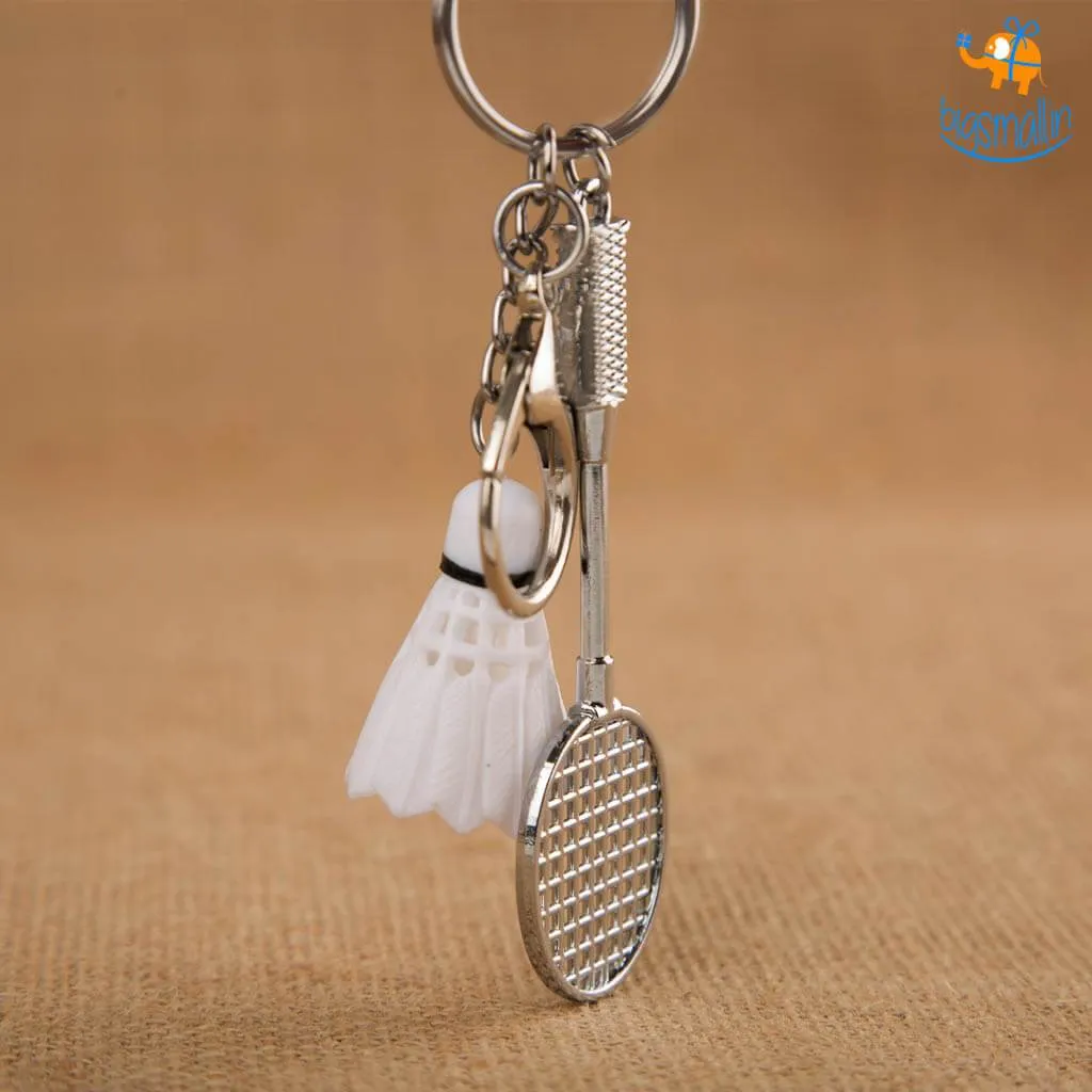 Badminton Keychain