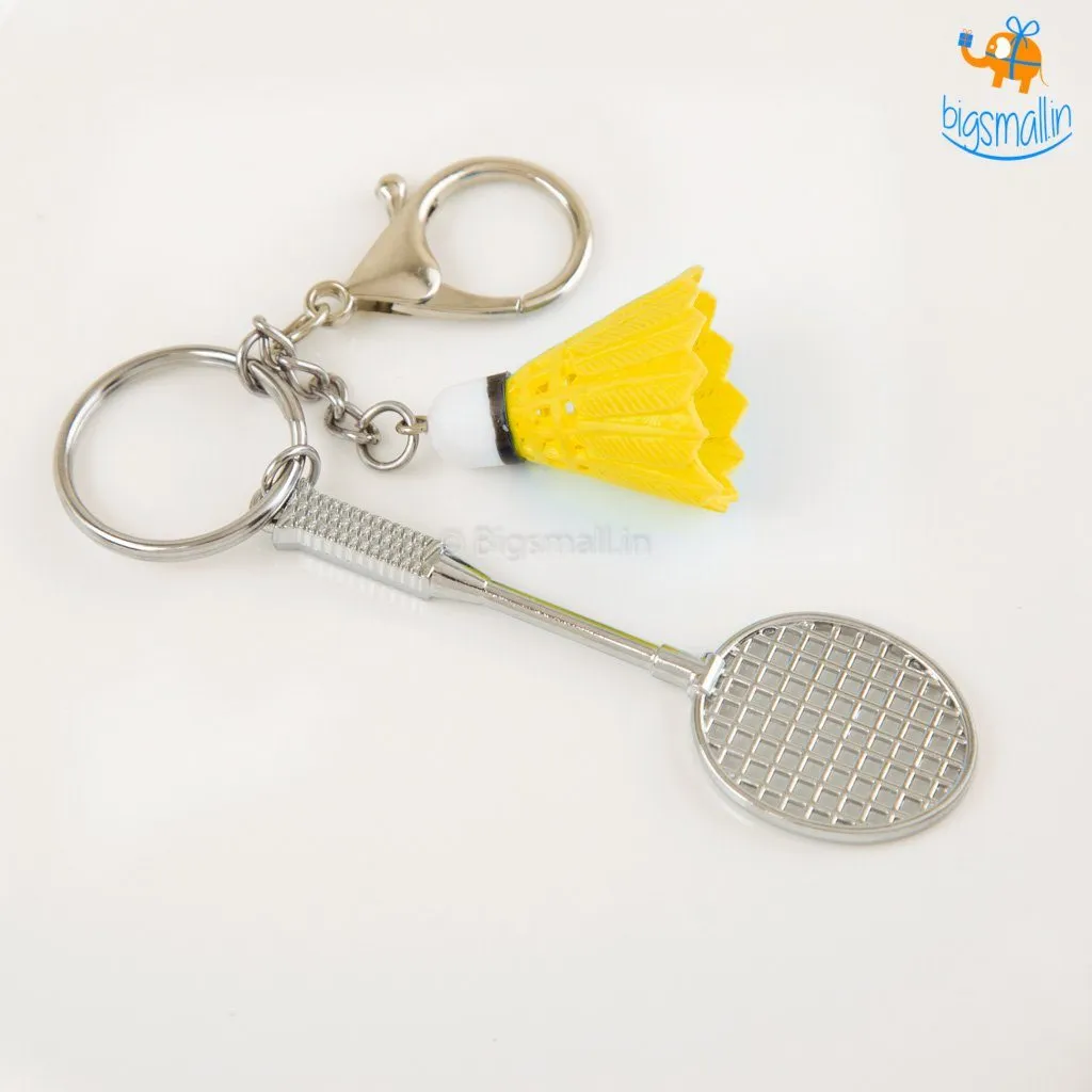 Badminton Keychain