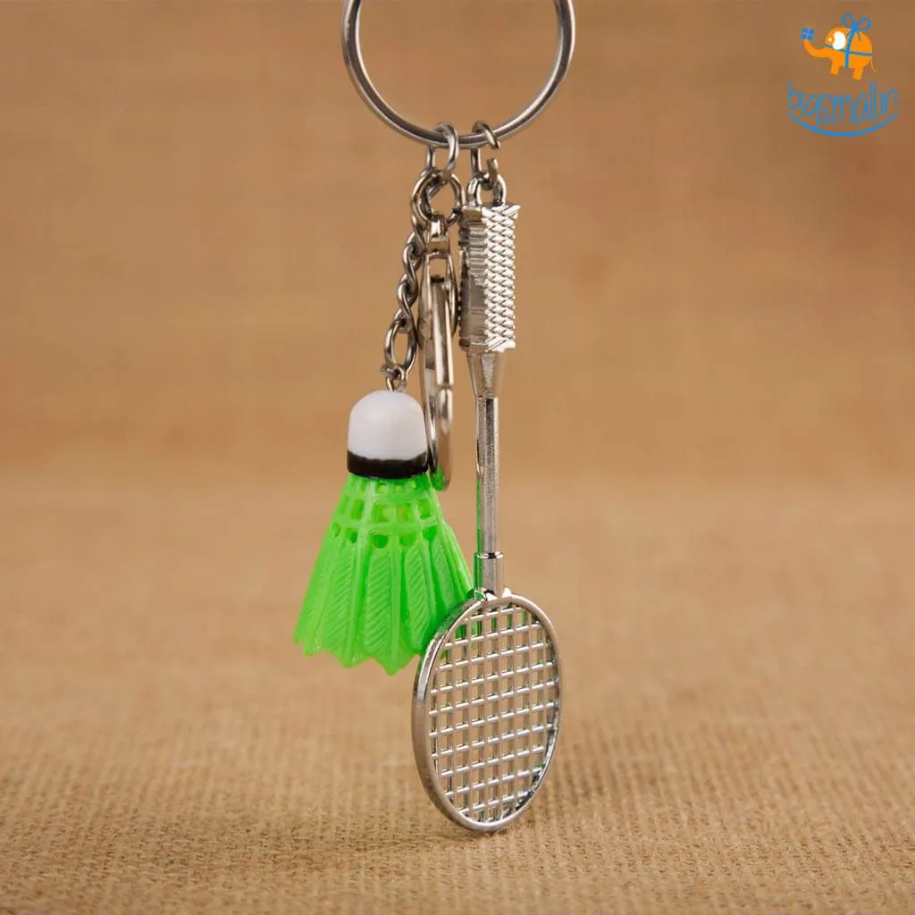 Badminton Keychain