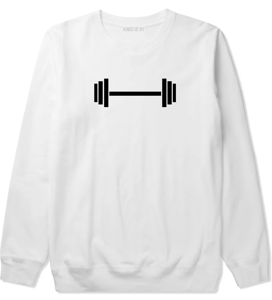 Barbell Workout Gym Mens Crewneck Sweatshirt