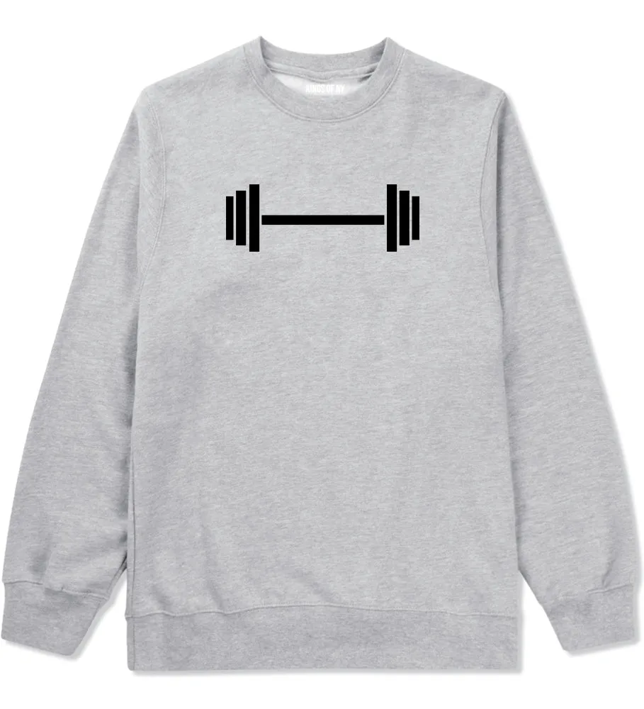 Barbell Workout Gym Mens Crewneck Sweatshirt