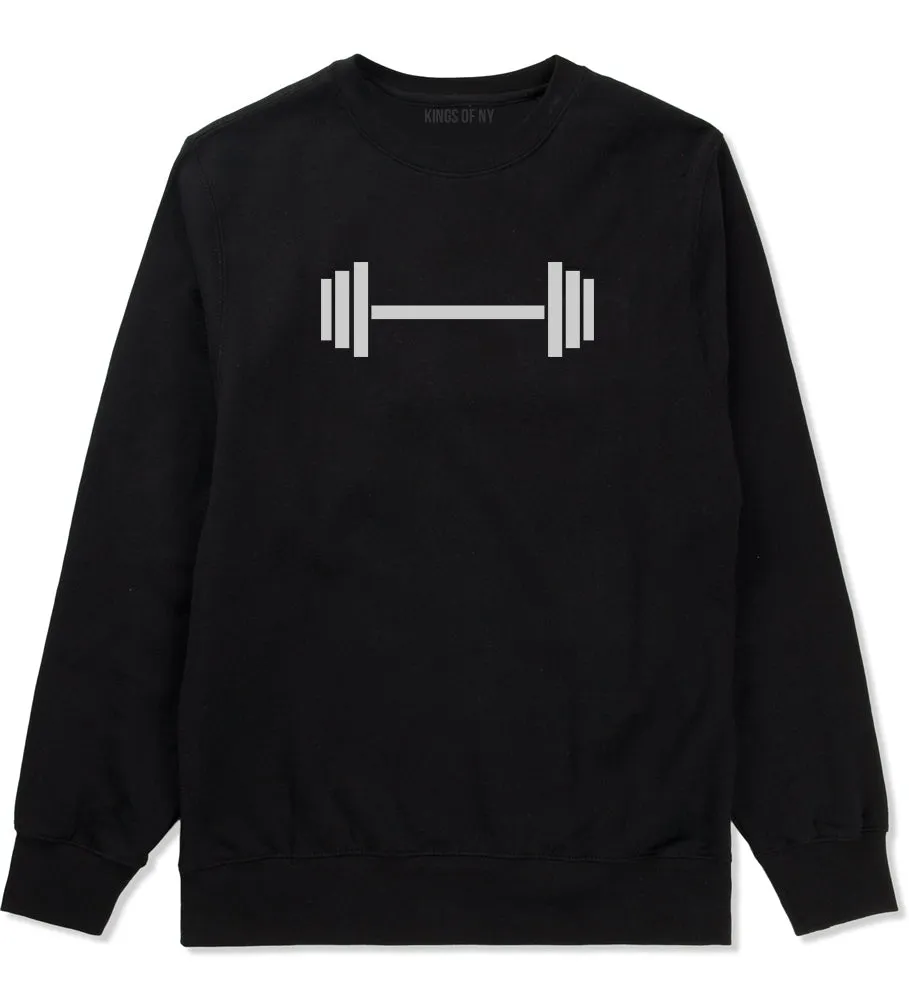 Barbell Workout Gym Mens Crewneck Sweatshirt