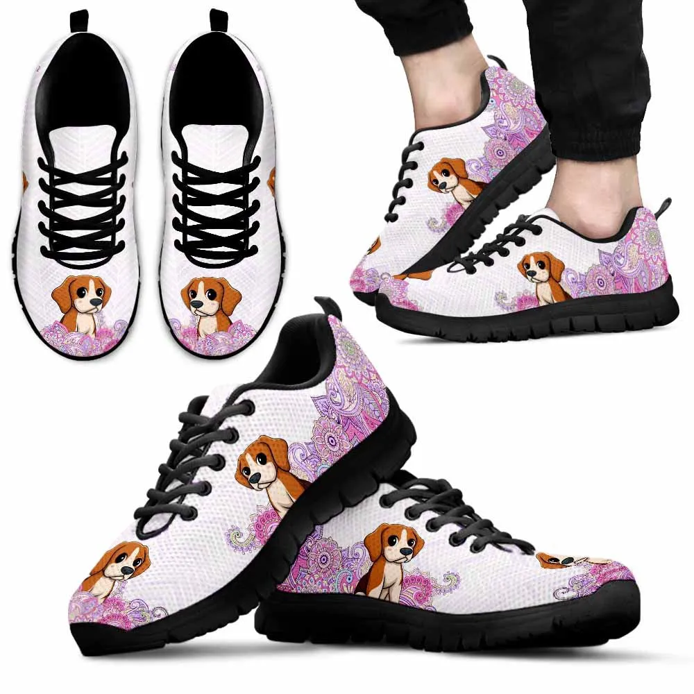 Beagle Hound Sneaker, Beagle Dog Shoes For Men Women, Beagle Hound Shoes