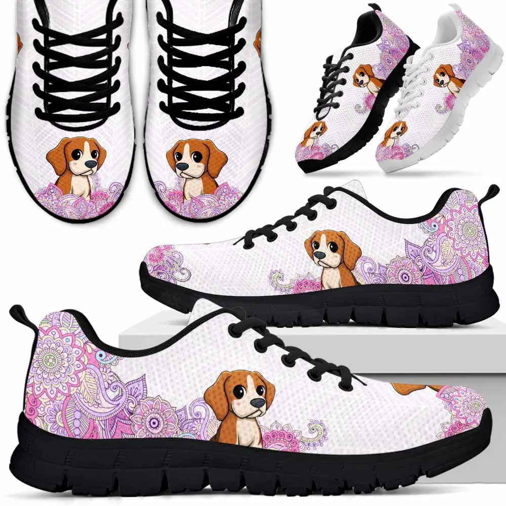 Beagle Hound Sneaker, Beagle Dog Shoes For Men Women, Beagle Hound Shoes