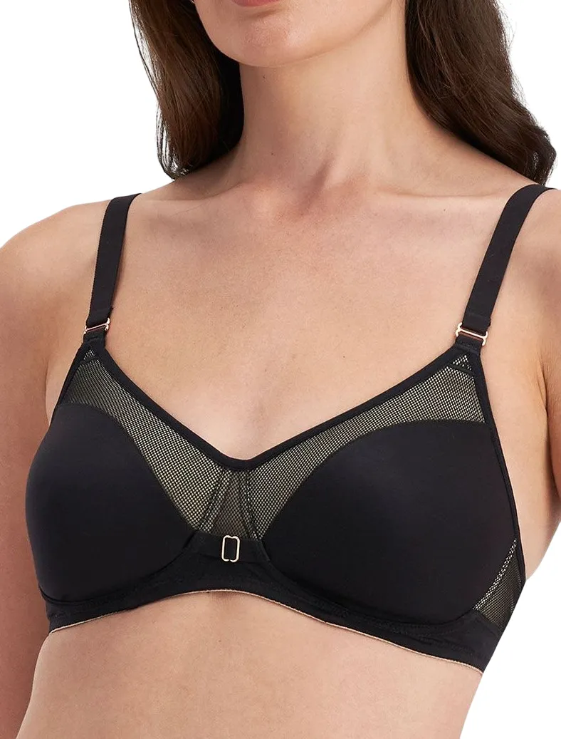 Berlei Womens Post Surgery Mesh Black Bra