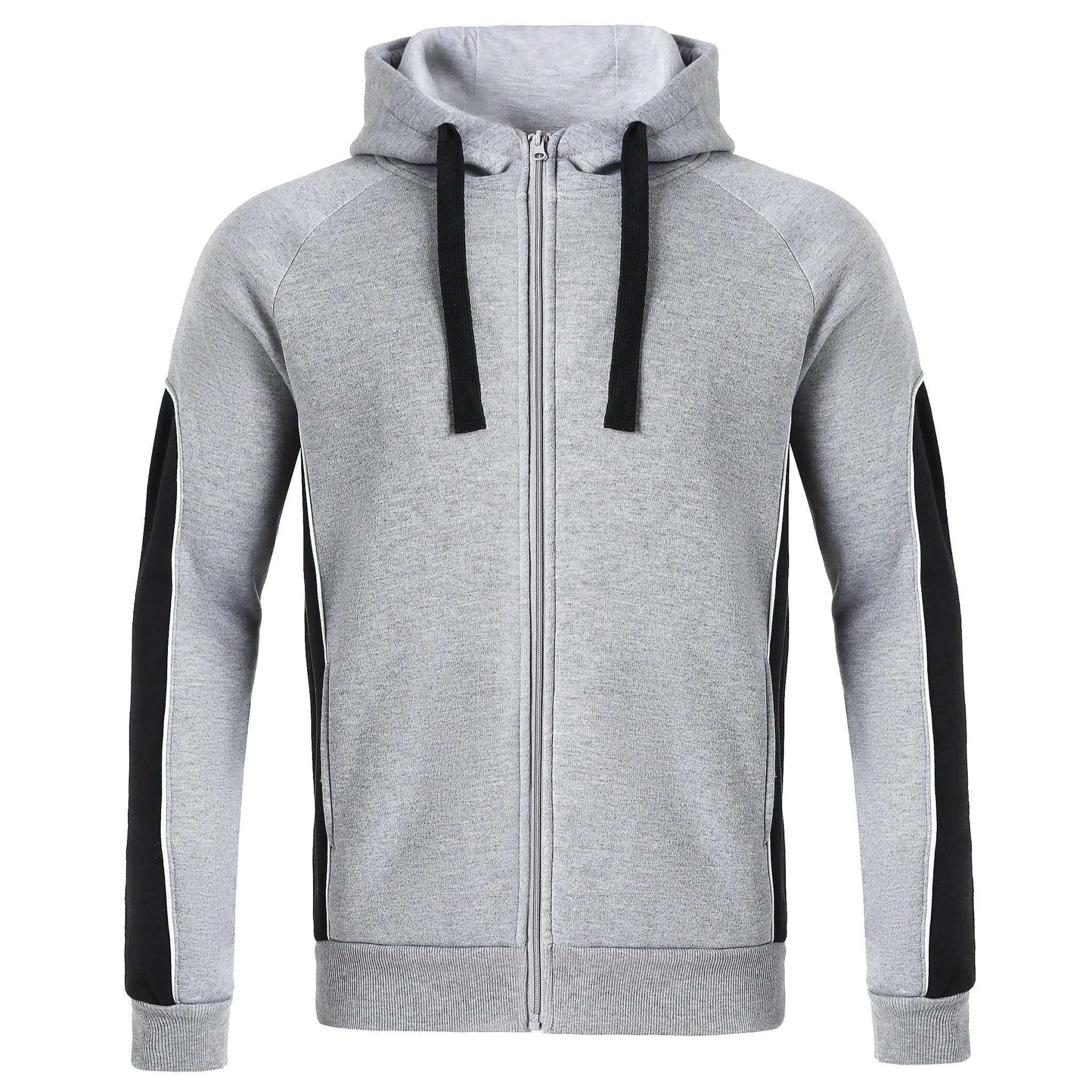 Big Bee PANEL Hoodie Jumper, Full Zip