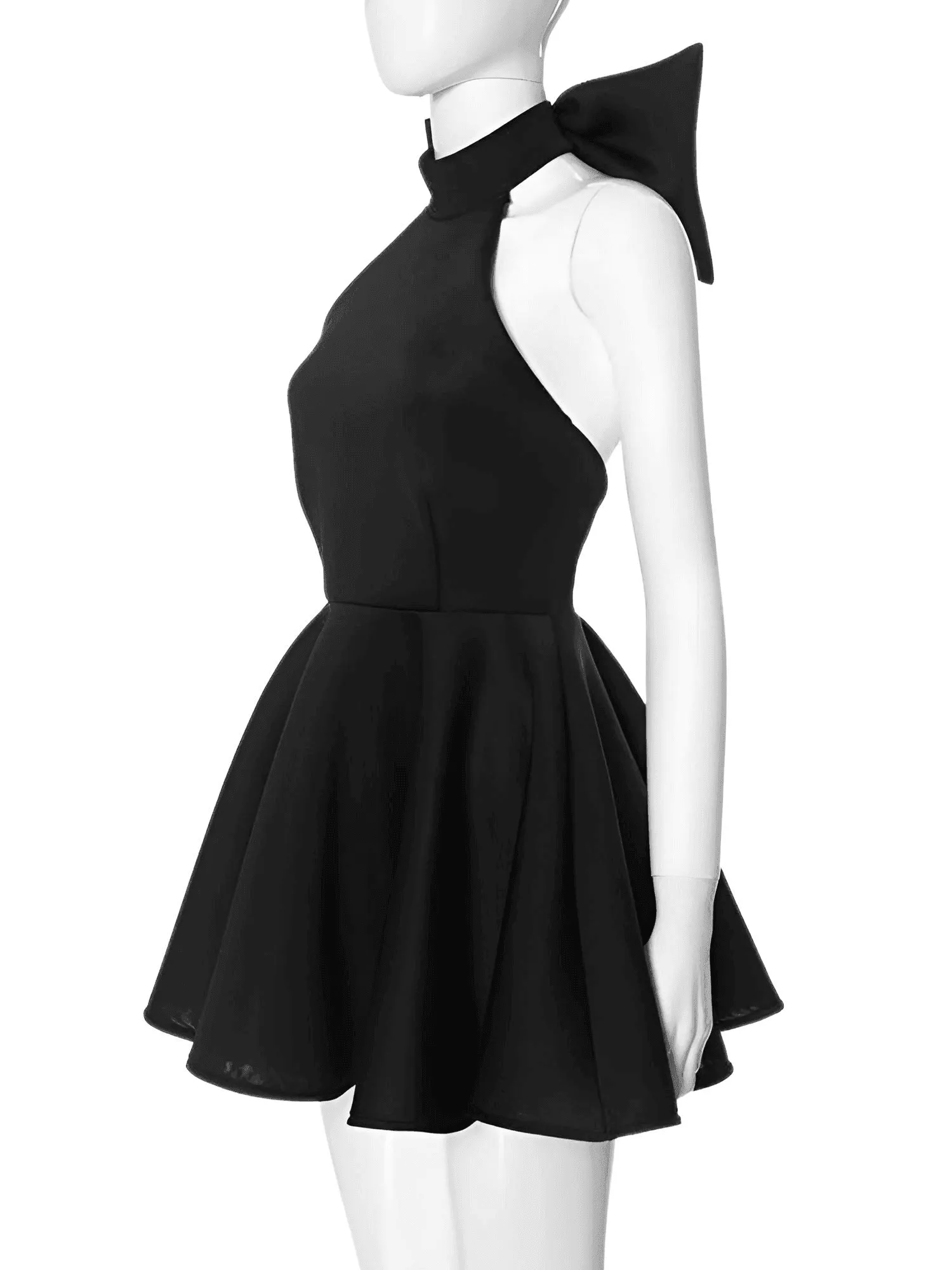 Big Bow Backless Sleeveless Dress For Women