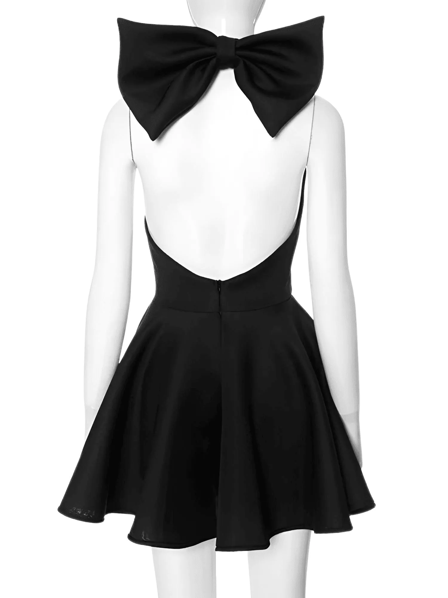 Big Bow Backless Sleeveless Dress For Women