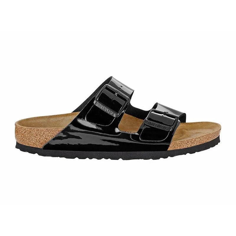 Birkenstock Arizona Patent Black Birko-Flor (Regular)