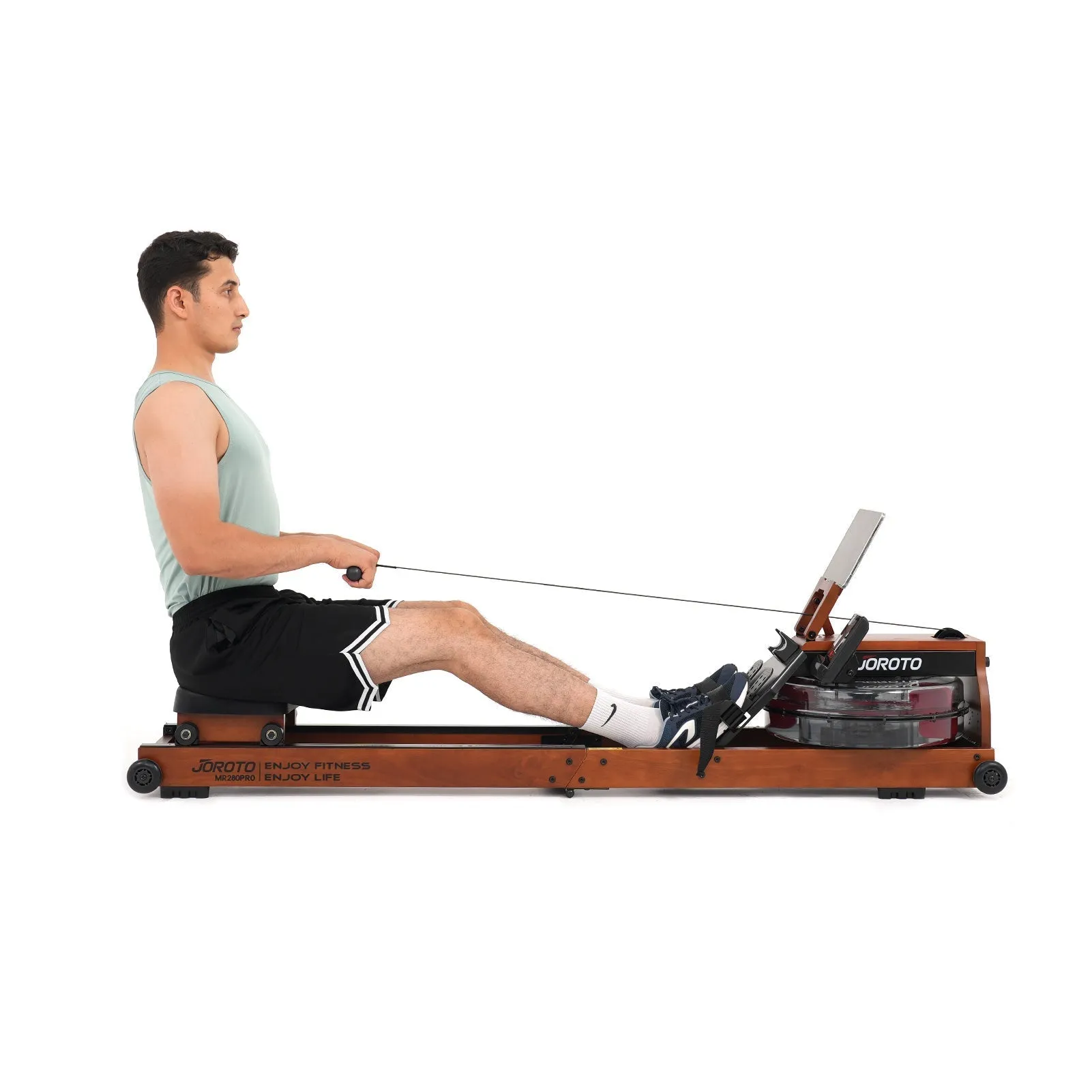 [Black Friday Deal] JOROTO MR280PRO Solid Oak Water Rowing Machine