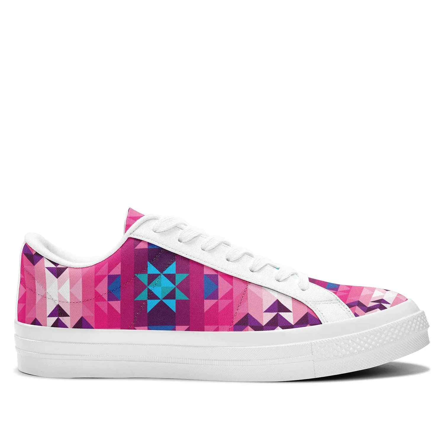 Bright Wave Aapisi Low Top Canvas Shoes White Sole