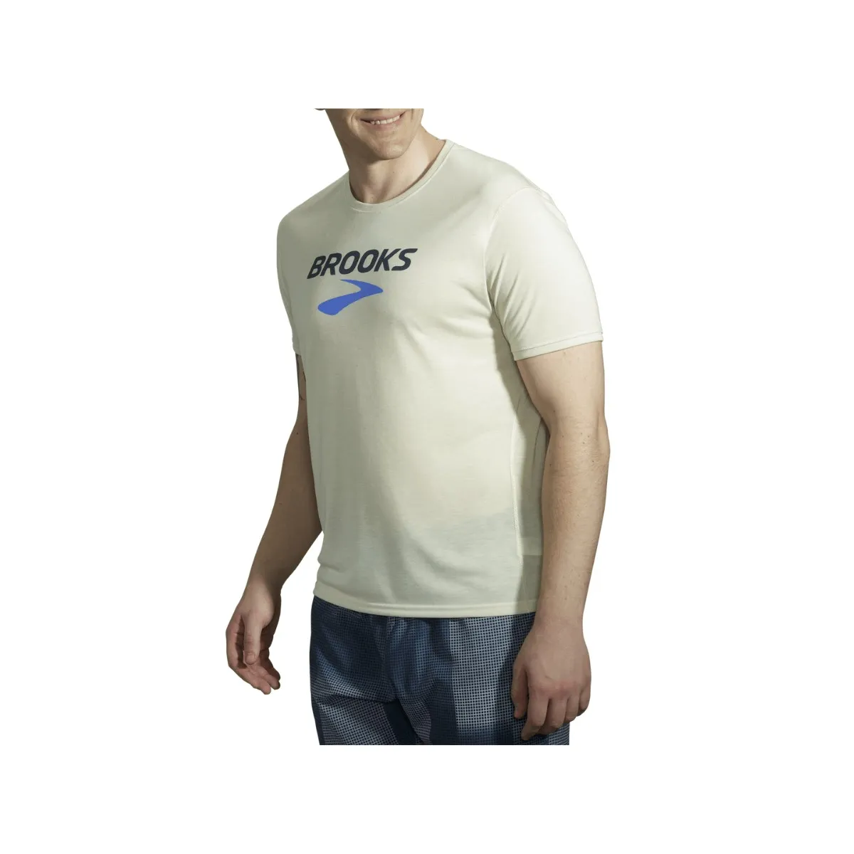 Brooks Distance Short Sleeve T-Shirt White