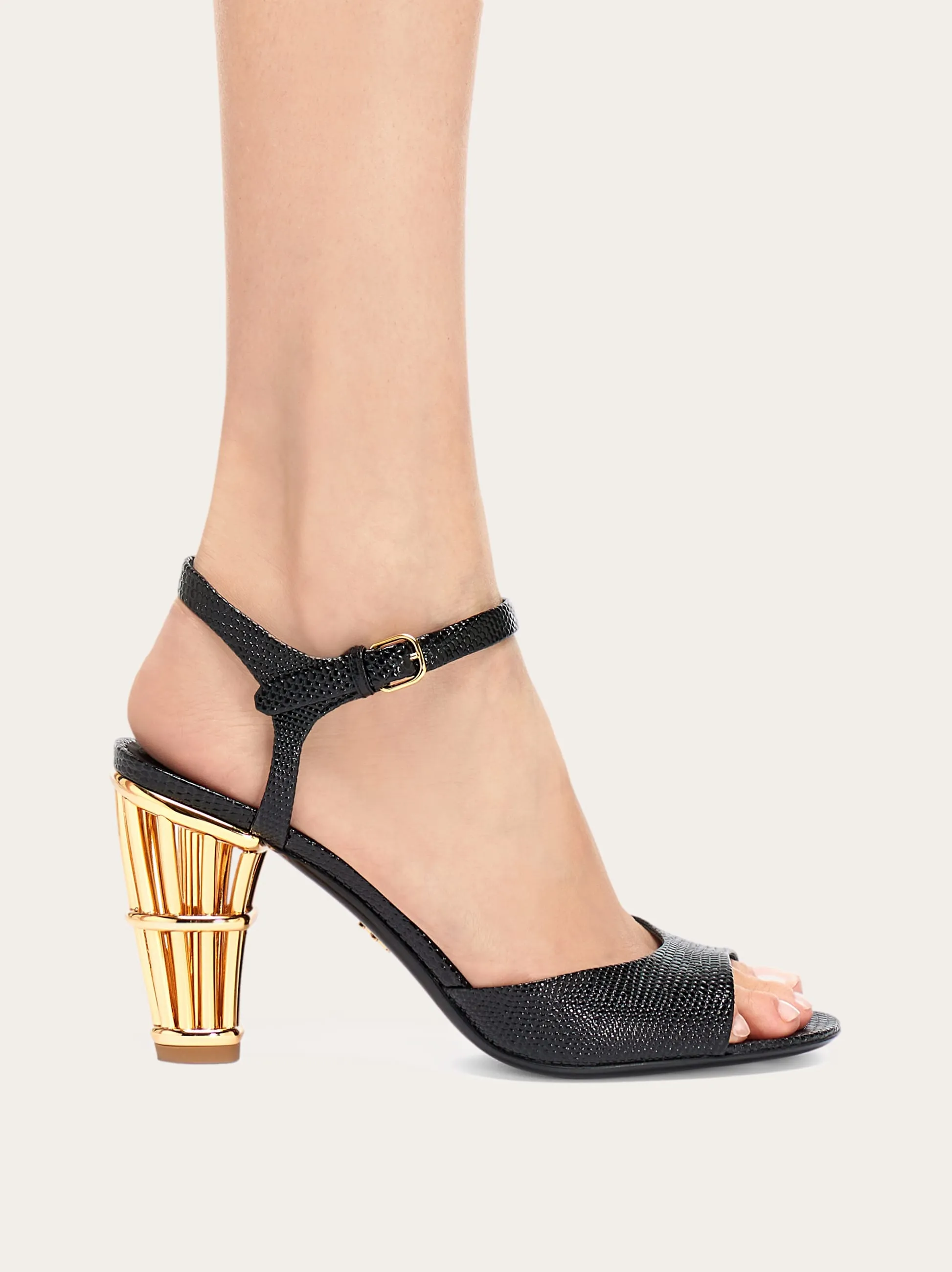 Cage Heel Sandal