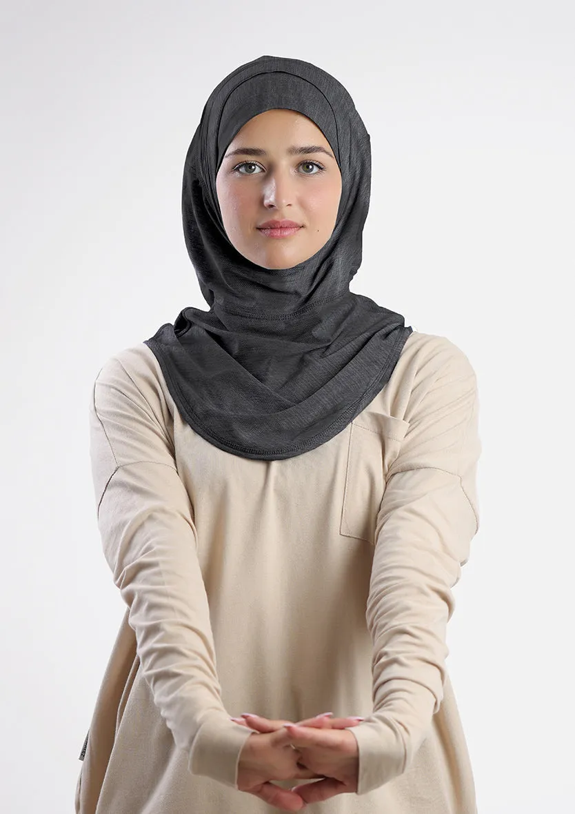 Cardio Sports Hijab Heather