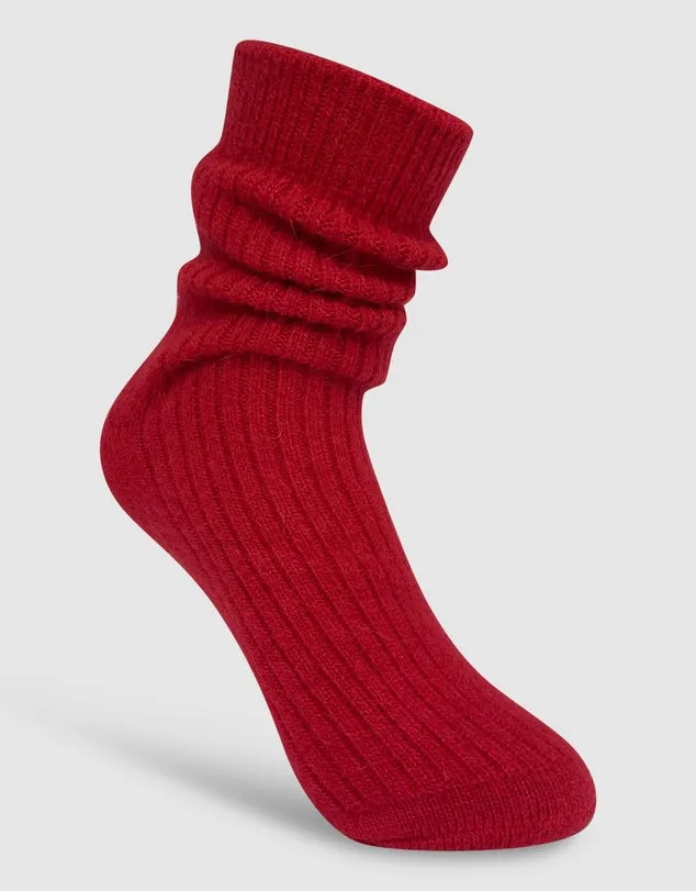 Cashmere Socks - Bourdeaux