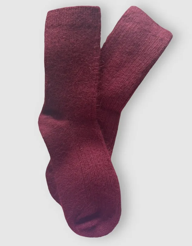 Cashmere Socks - Bourdeaux