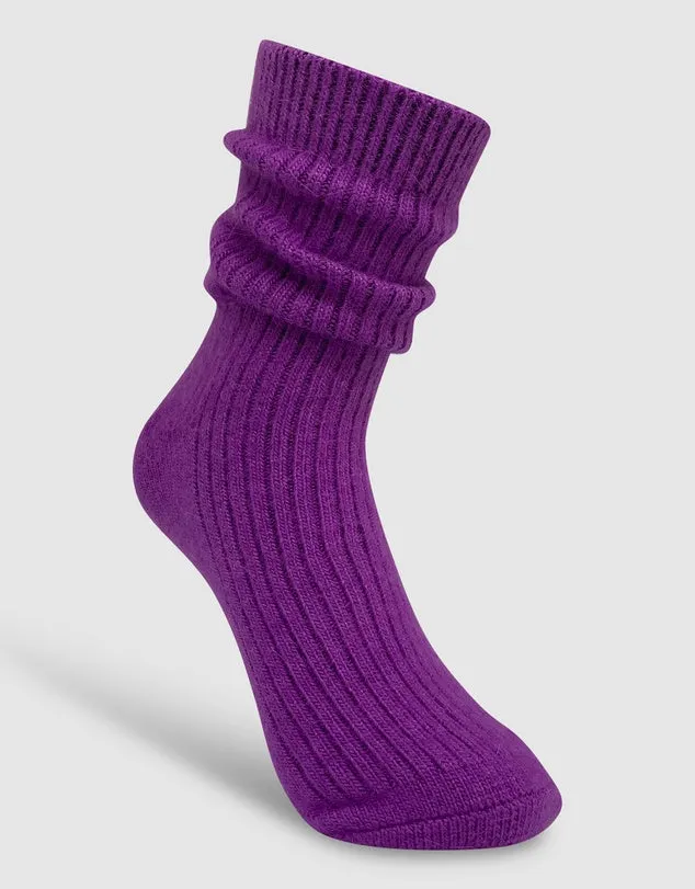 Cashmere Socks - Bourdeaux