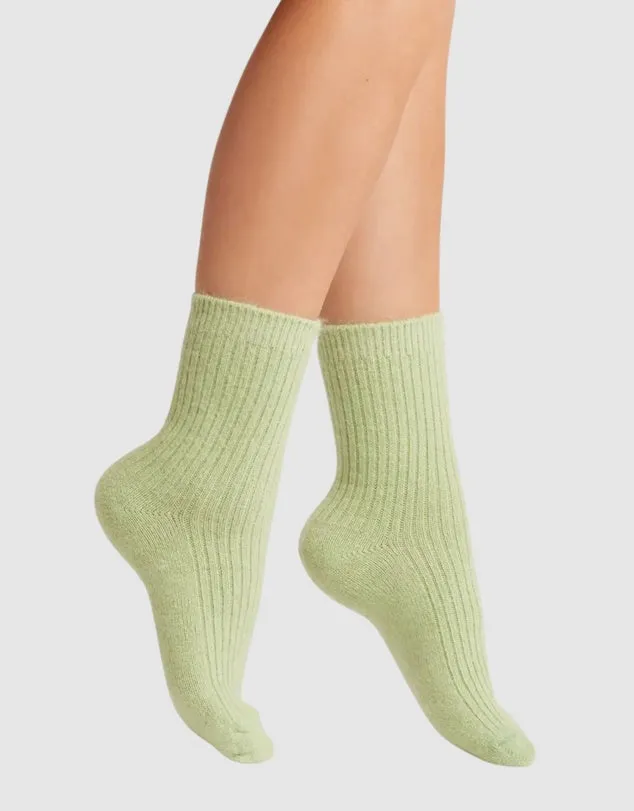 Cashmere Socks - BRCGreen