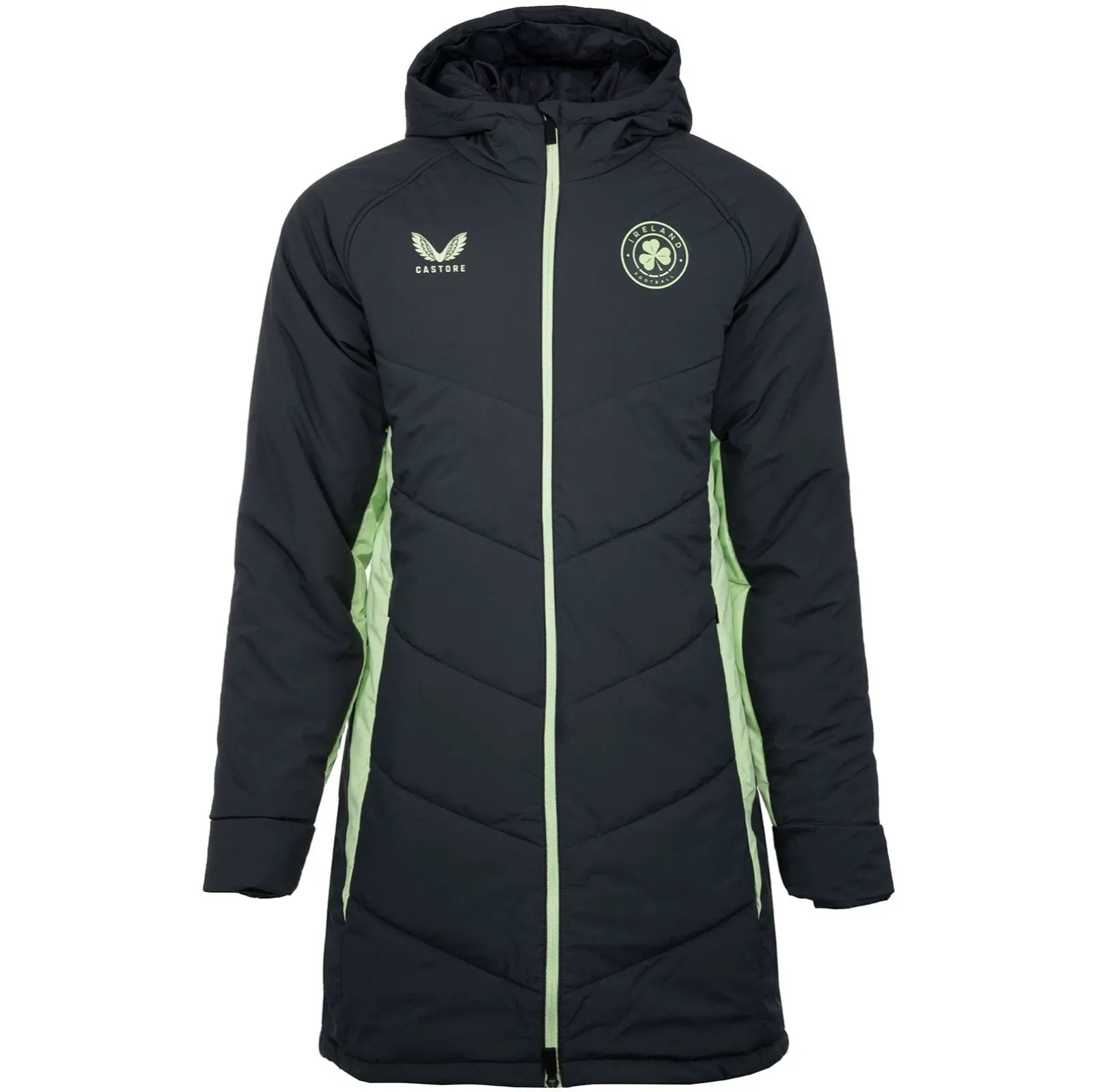 Castore FAI Ireland Football 2024/25 Womens Training Bench Jacket