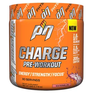 Charge Pre Workout Watermelon 30 Servings By Physique Nutrition