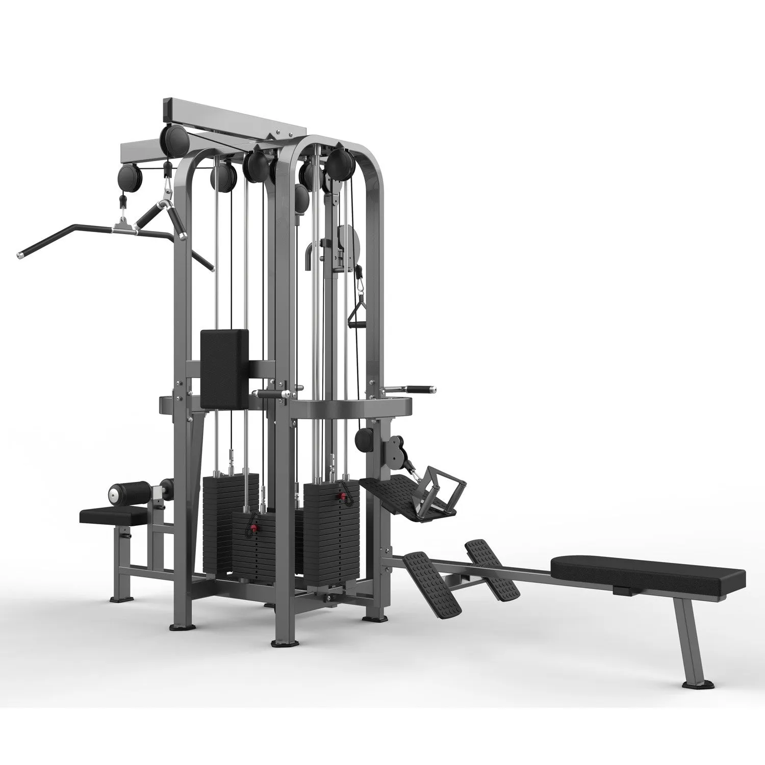 Commercial Heavy Duty 4 Station Gym