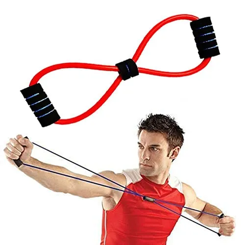 Consonantiam Tummy Trimmer Stomach and Equipment with Chest Expander Rope Workout Pulling Exerciser Fitness Exercise Tube Sports Yoga for Men and Women