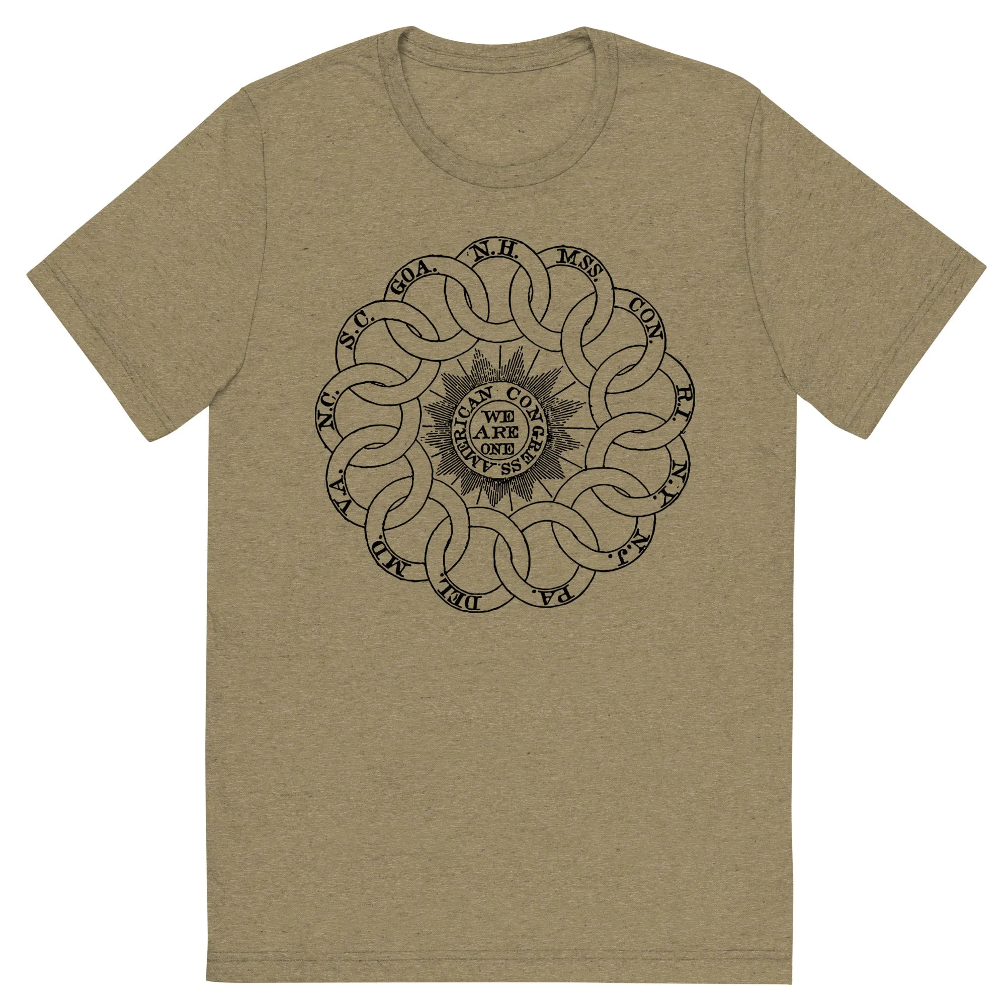 Continental Rings Vintage Tri-blend T-Shirt