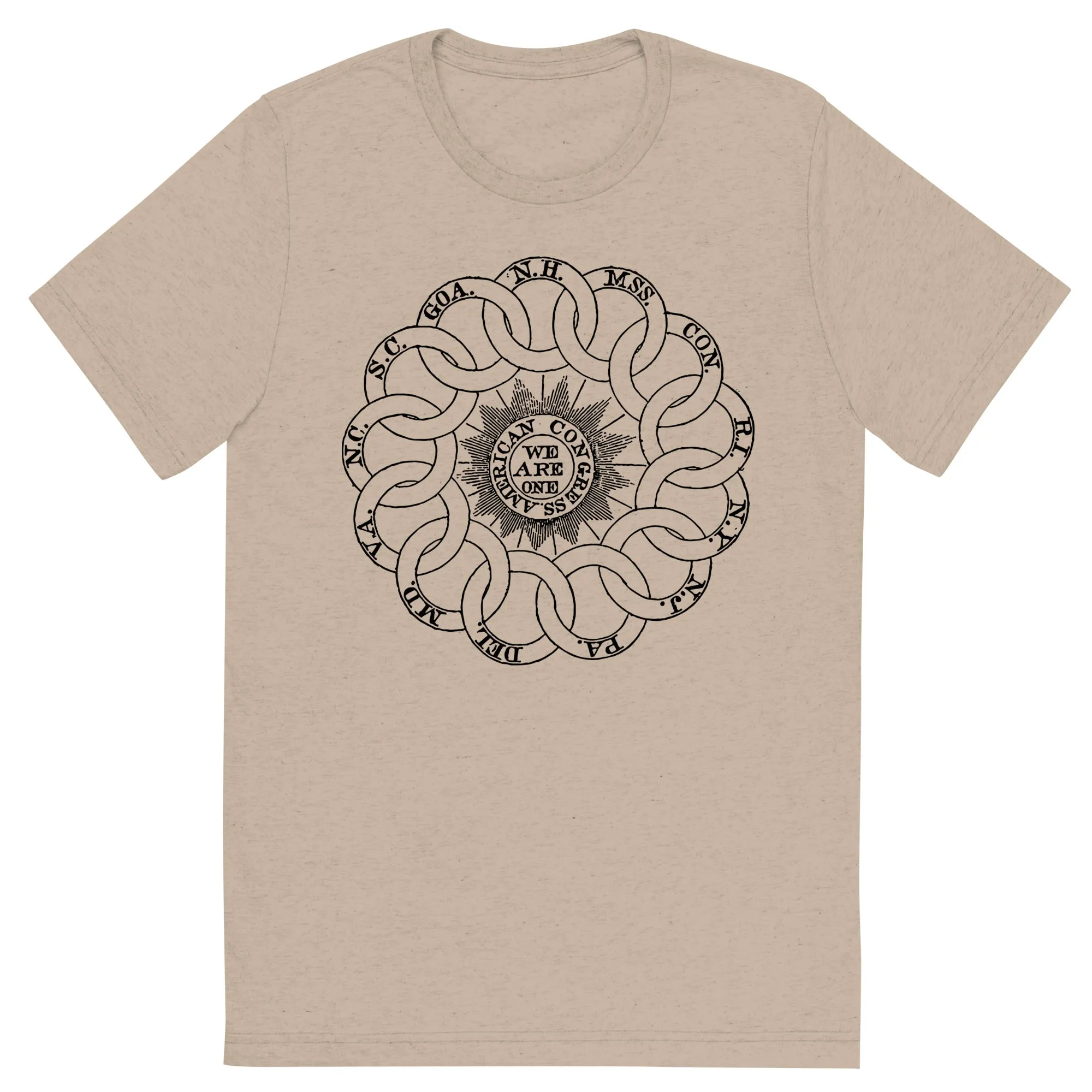 Continental Rings Vintage Tri-blend T-Shirt