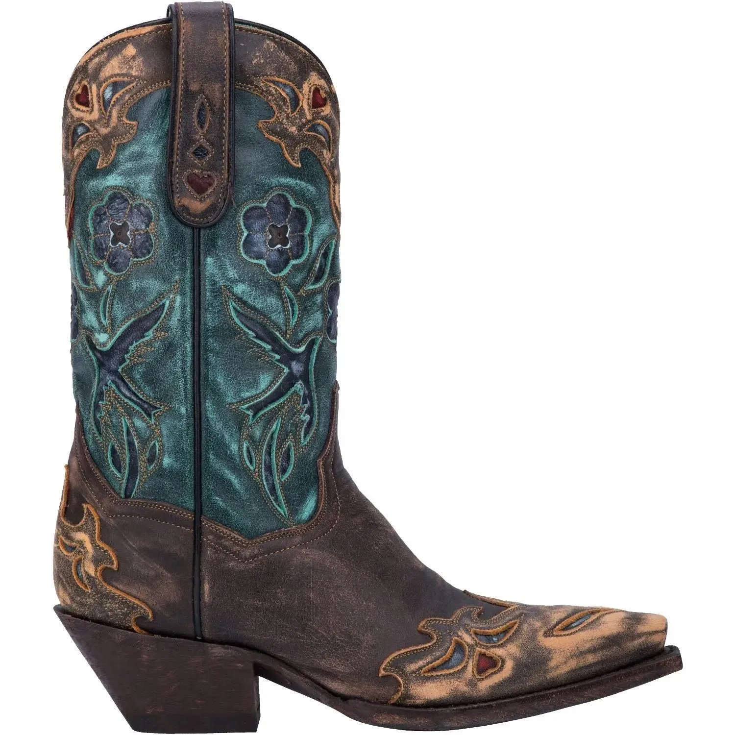 Dan Post Vintage Blue Bird - Womens Cowgirl Boots