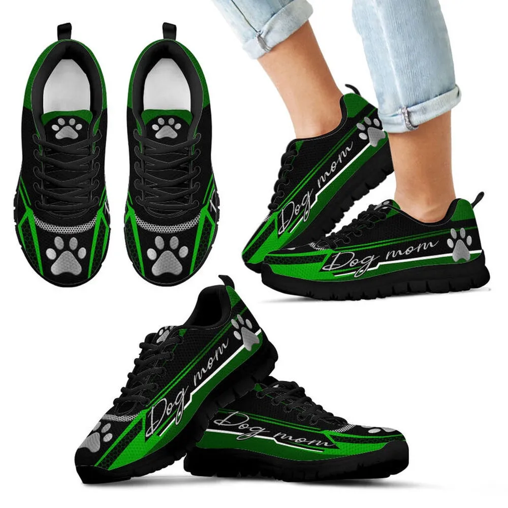 Dog Sneaker, Dog Mom - Sinwy Sneaker, Fluorescent Green Sneakers, Dog Shoes